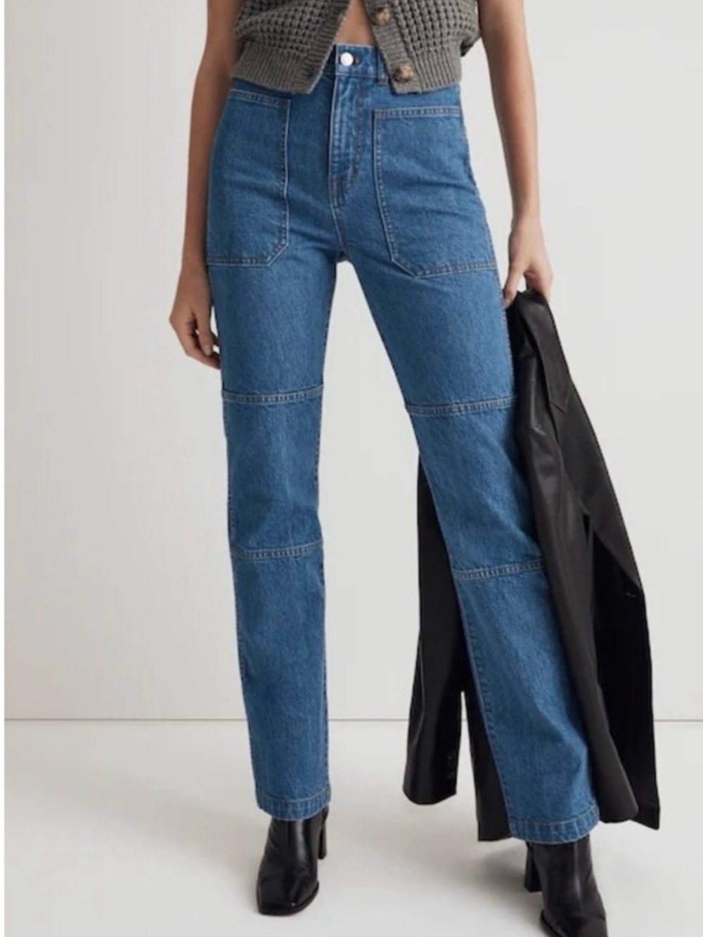 Madewell ‘90s straight Jean, size 25 tall (high rise)
